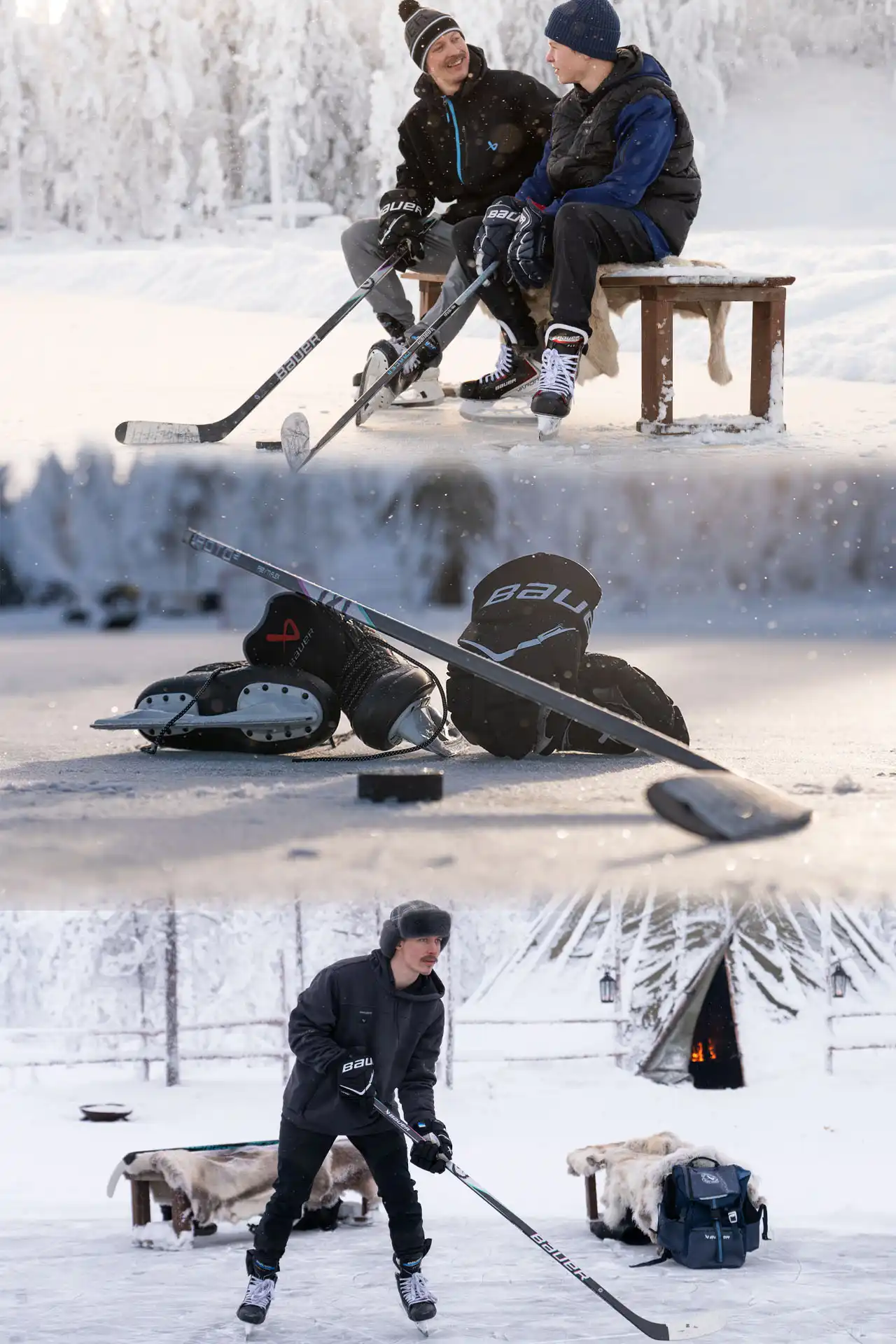 Bauer hockey Photograher, content creator, Lapland Finland